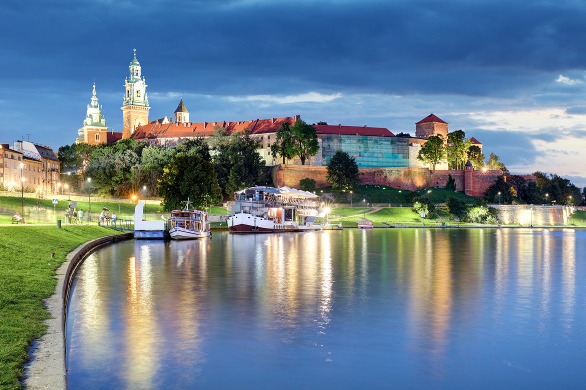 Königsschloss auf dem Wawel in Krakau.